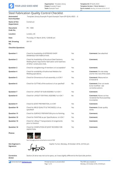 quality assurance metal fabrication statement|canadian fabric fabrication standards.